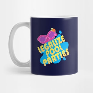 legalize pool parties..las vagas vacation party matching Mug